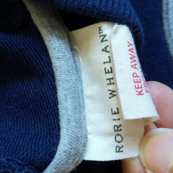 rorie whelan navy bear hoodie sweatshirt 12 months baby boy - Picture 2 of 8